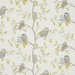 Little Owls in Kiwi by Harlequin Fabrics