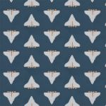 Space Shuttle in Navy Apricot by Harlequin Fabrics