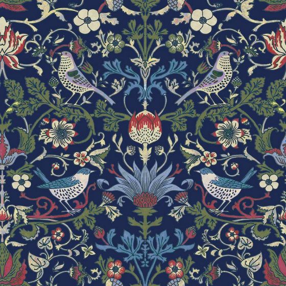 Audley Curtain Fabric in Caspian