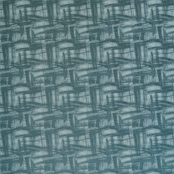 Translate Curtain Fabric in Cobalt