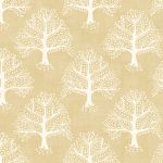 Great Oak in Ochre by iLiv Fabrics