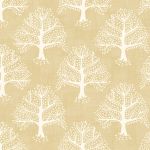 Great Oak in Ochre by iLiv Fabrics