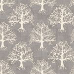 Great Oak in Pewter by iLiv Fabrics