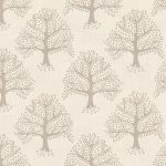 Great Oak in Taupe by iLiv Fabrics