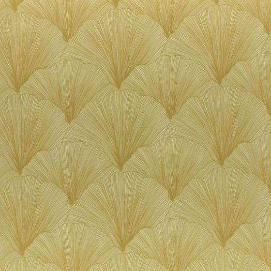 Maidenhair Curtain Fabric in Mimosa