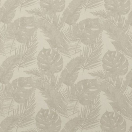 Palmetto Curtain Fabric in Linen