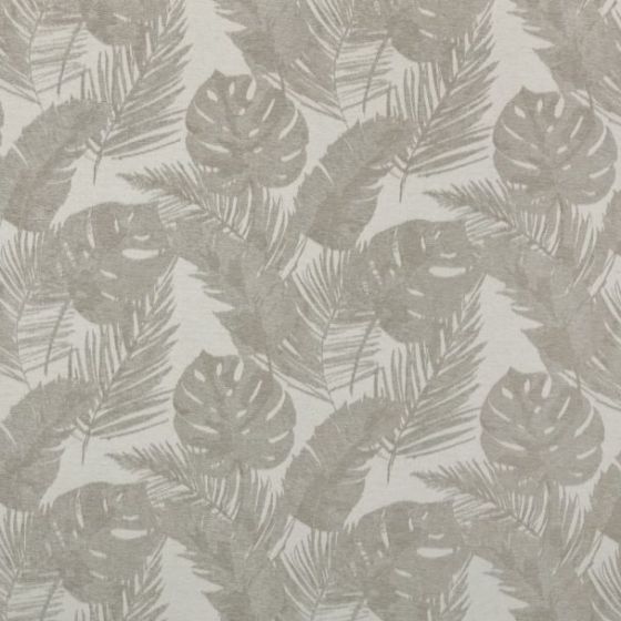 Palmetto Curtain Fabric in Pebble