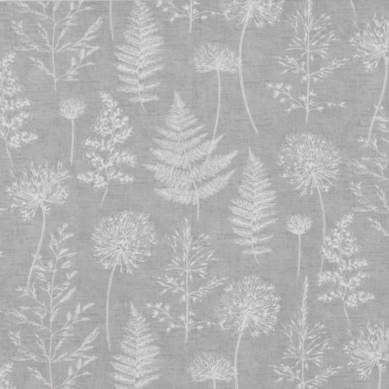 Chervil Curtain Fabric in Dove
