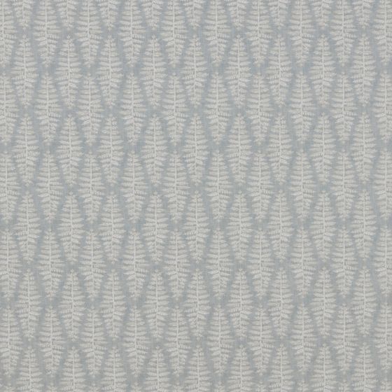 Fernia Curtain Fabric in Blue Mist