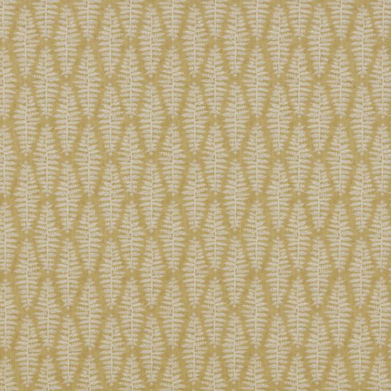 Fernia Curtain Fabric in Mustard