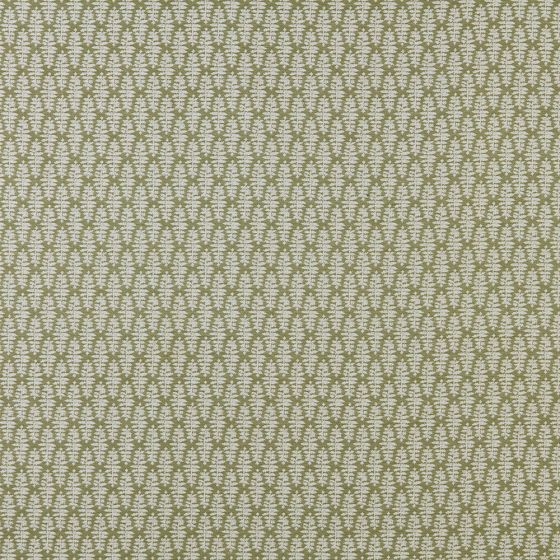 Fia Curtain Fabric in Fern