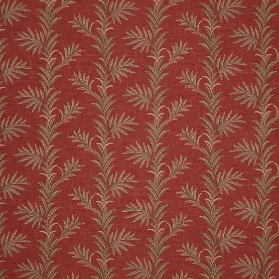 Kala Curtain Fabric in Carnelian
