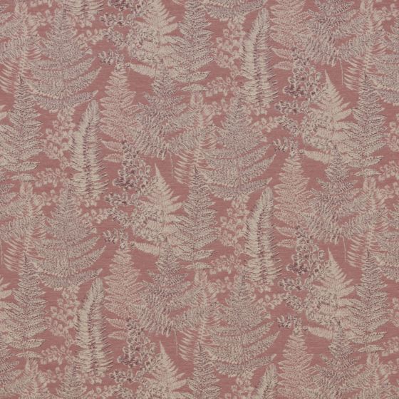 Woodland Walk Curtain Fabric in Rosa