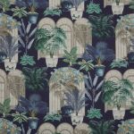 Victorian Glasshouse in Moonlight by iLiv Fabrics