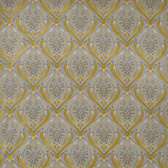 St Kitts Curtain Fabric in Citron