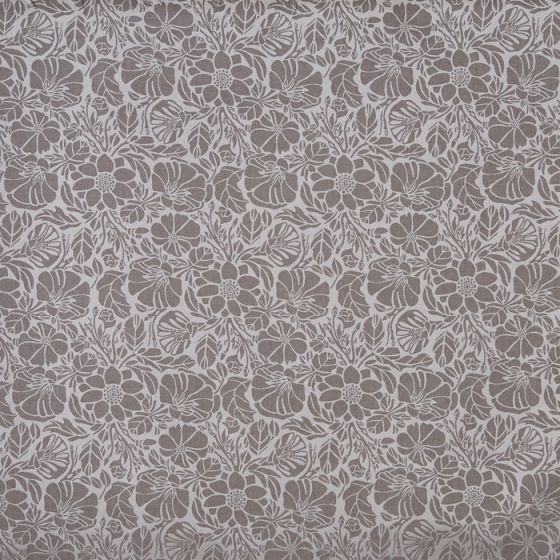 Wallace Curtain Fabric in Peppercorn