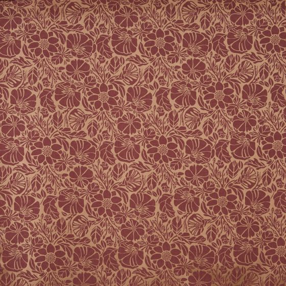 Wallace Curtain Fabric in Peppercorn