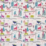 Dino City in Rainbow by Prestigious Textiles