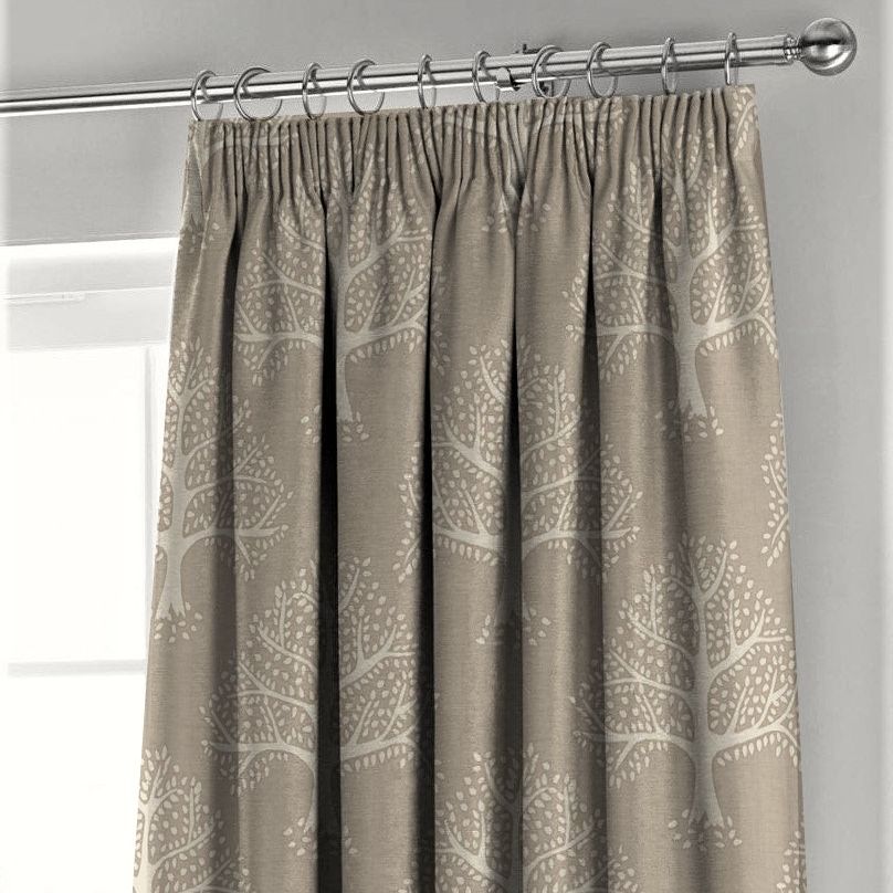 Great Oak in Oatmeal by iLiv Fabric | Curtain Fabric Store