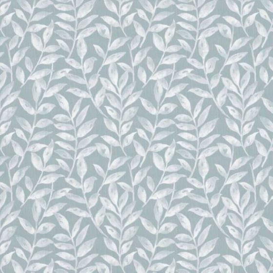 Olivia Curtain Fabric in Cloud Blue