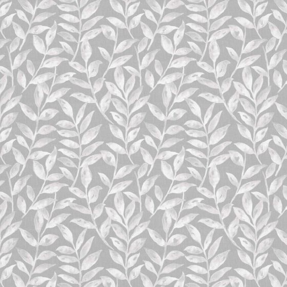 Olivia Curtain Fabric in Dove Grey