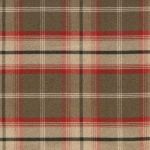 Balmoral in Rosso by Fryetts Fabrics