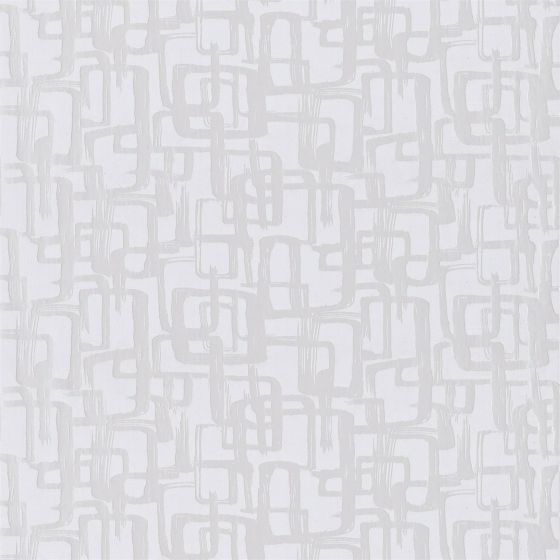 Asuka Curtain Fabric in Moonstone