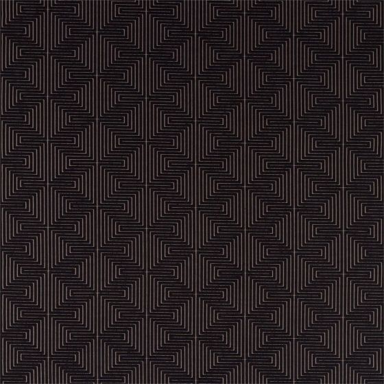 Concept Curtain Fabric in Onyx