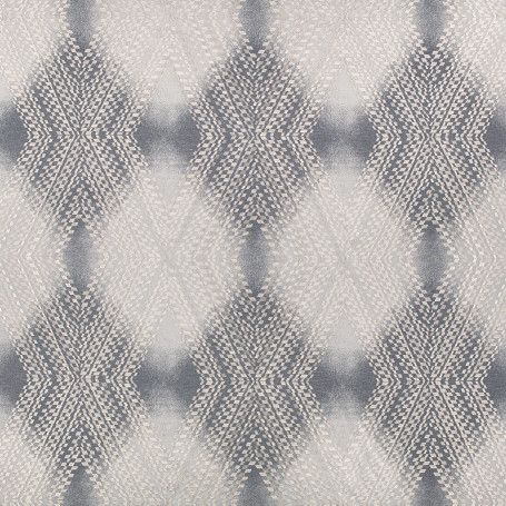 Hito Curtain Fabric in French Grey