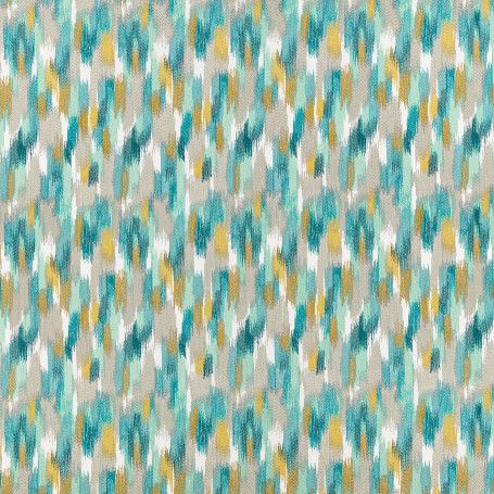 Nakino Curtain Fabric in Moroccan Blue