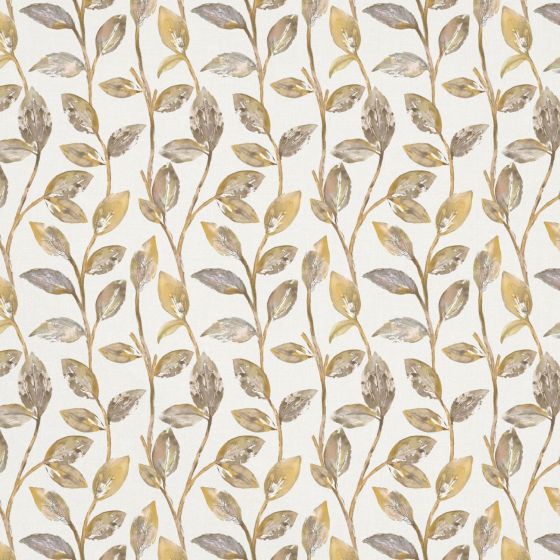 Orleigh Curtain Fabric in Ochre