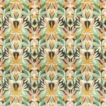 Melora in Positano Succulent Amber Light by Harlequin Fabrics
