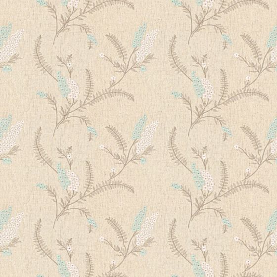 Arabella Curtain Fabric in Duckegg