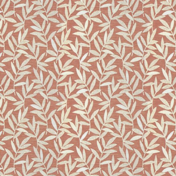 Ashton Curtain Fabric in Brick