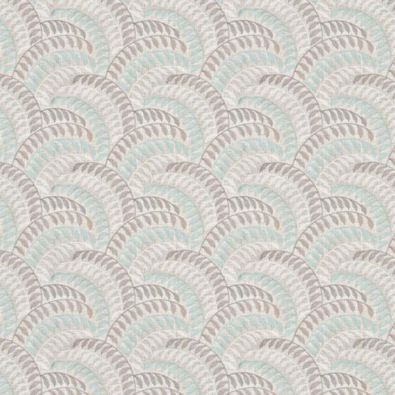 Cavallo Curtain Fabric in Azure