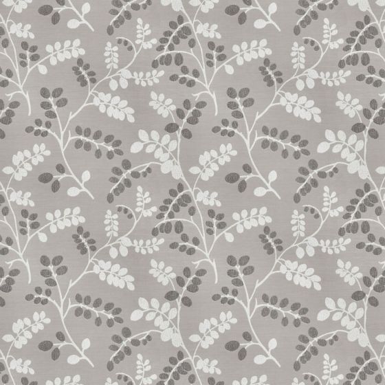 Esme Curtain Fabric in Silver