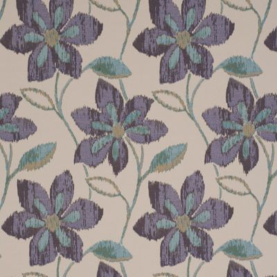Felicity Curtain Fabric in Violet GUFY02