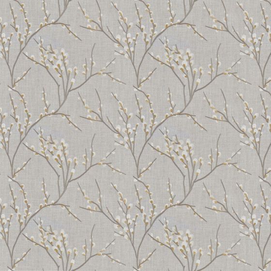 Mila Curtain Fabric in Dove