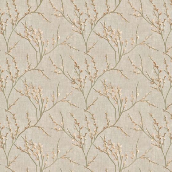 Mila Curtain Fabric in Linen