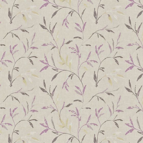 Norella Curtain Fabric in Mauve