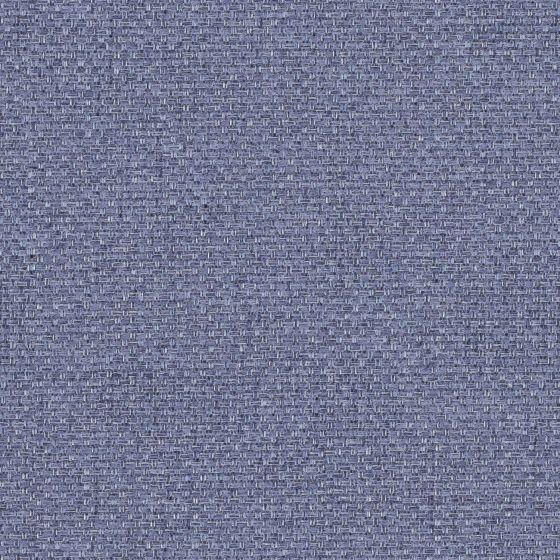 Raffia Curtain Fabric in Cobalt