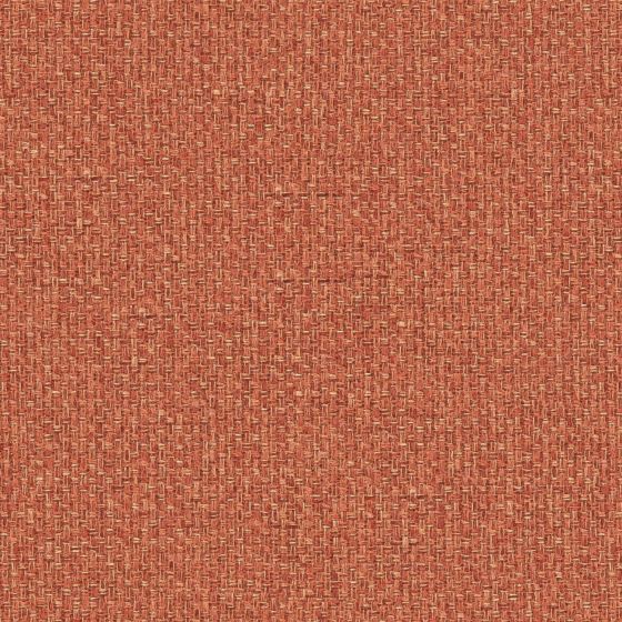 Raffia Curtain Fabric in Spice