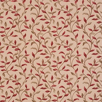 Rushmoore Curtain Fabric in Red PERU03