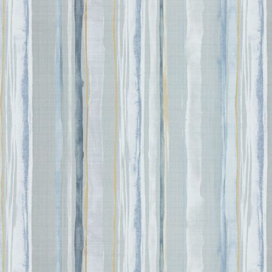 Stefano Curtain Fabric in Azure