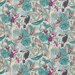Rainforest in Cassis by iLiv Fabrics