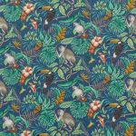 Rainforest in Marine by iLiv Fabrics