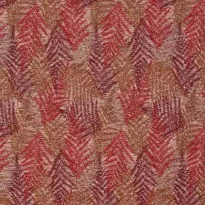 Andalusia Curtain Fabric in Rosso