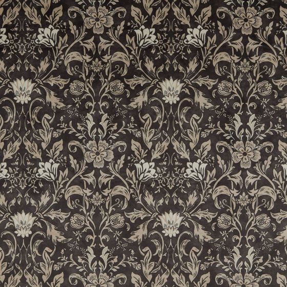 Baroque Curtain Fabric in Lava