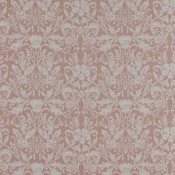 Belvedere Curtain Fabric in Chalk Rose