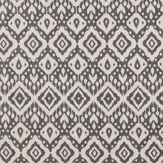 Marrakech Curtain Fabric in Anthracite